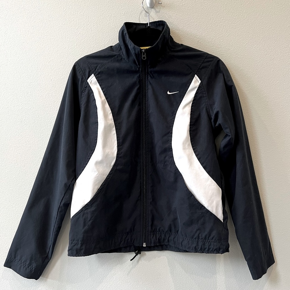 LAST CALL! Nike Classic Athleisure Windbreaker Jacket Navy Blue Sz Sm